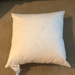 Crate&Barrel pillow insert 18inx18in